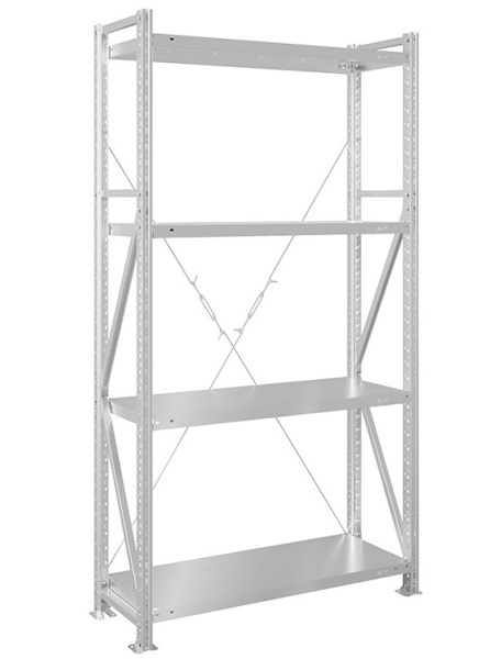Стеллаж MS U 2000x1200x400 (4 полки)